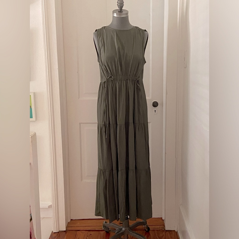 MANGO MNG M Olive Dress